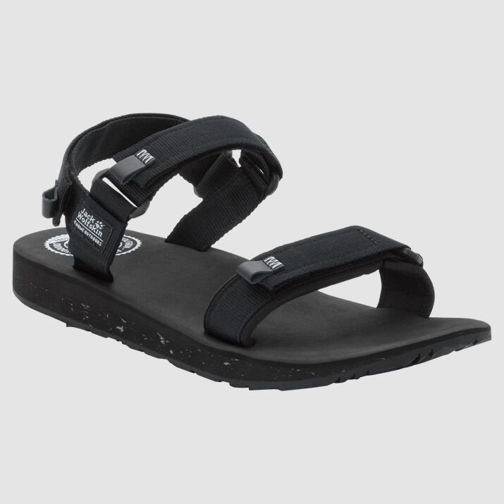 Jack Wolfskin Mens Outfresh Sandals Black/Light Grey 189274XKT